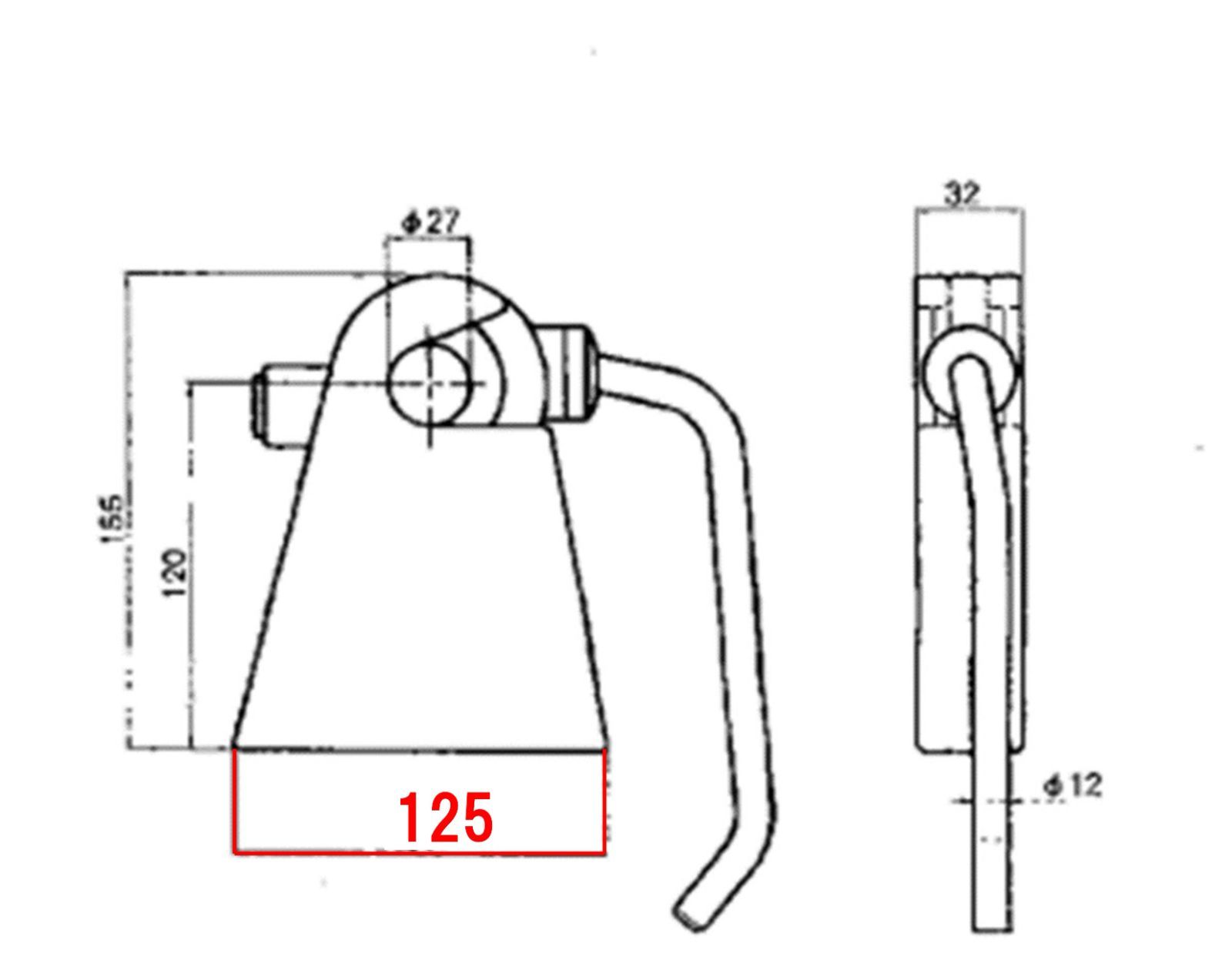 強化上部受け(キャッチ) 左右セット 1台分 小型ダンプ(2t/3t)用部品 ダンプ後部アオリのキャッチ リヤダム 新品未使用 - メルカリ