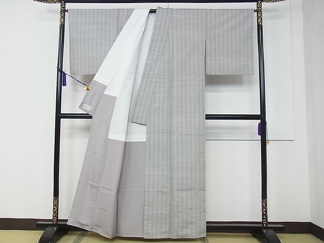 平和屋本店■極上　真綿手引紬　よねざわ新田　春の宵　やまと誂製　証紙・反端付き　逸品　CZAA0739s4 平和屋本店□極上 真綿手引紬 よねざわ新田 春の宵 やまと誂製 証紙