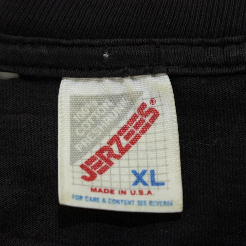 90s USA製 vintage JERZEES helmet ヘルメット バンドTシャツ