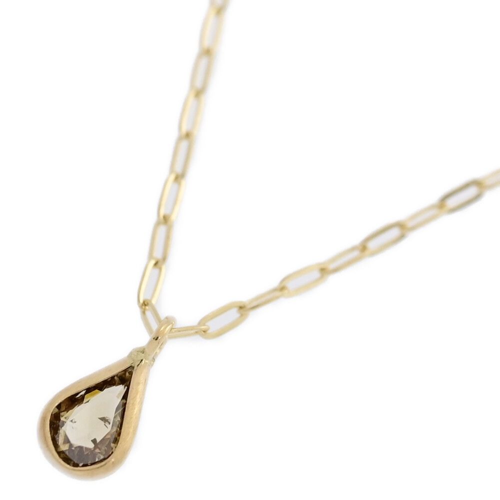agete 0.07ct/アガット シンプルライン・ダイヤモンド ネックレス