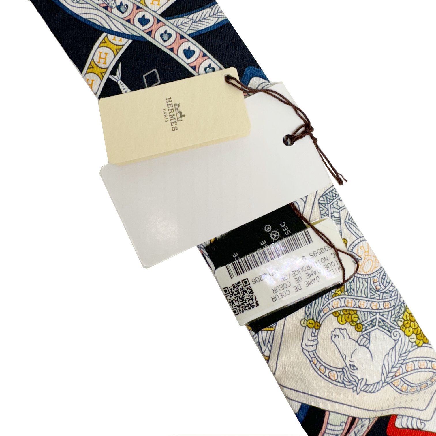 エルメス hermes ツイリー ノワール/ルージュ シルク ラインストーン エルメス hermes ツイリー ノワール/ルージュ シルク ラインストーン