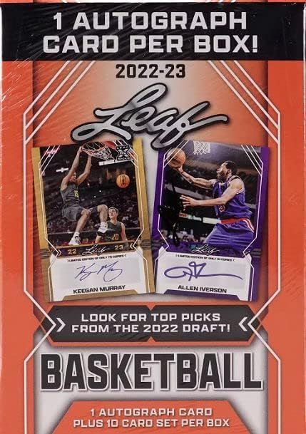 NBA Leaf 2022-23 Basketball Card Blaster Box リーフ バスケットボール カード ブラスターボックス [並行輸入品] 