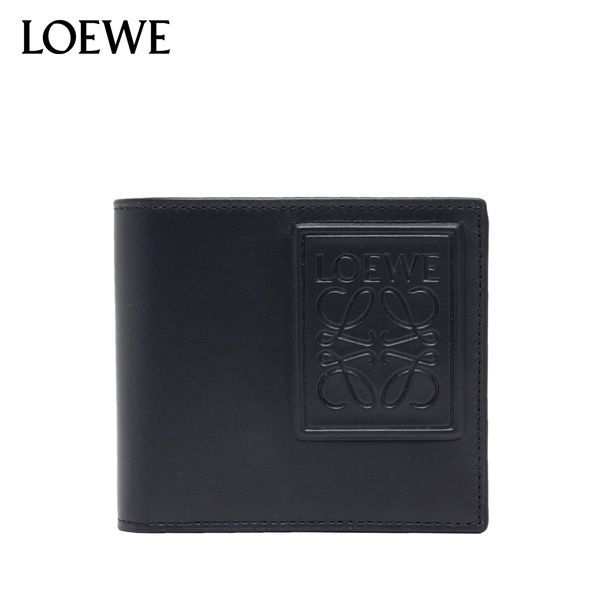 24SSモデル ロエベ LOEWE  BIFOLD COIN WALLET バイフォールド コインウォレット 二つ折り財布【NAVY】 C565501X02  5544 DEEP NAVY/【2024SS】m-wallet