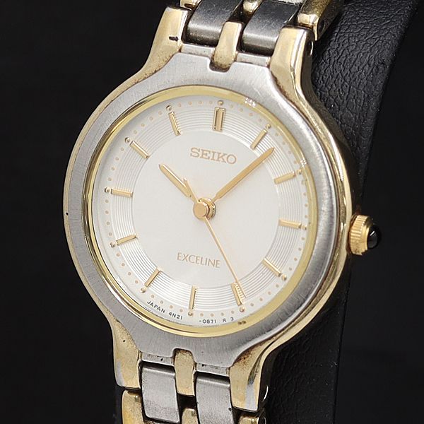 SEIKO セイコー EXCELINE エクセリーヌ 腕時計 QZ シルバー 【公式通販】