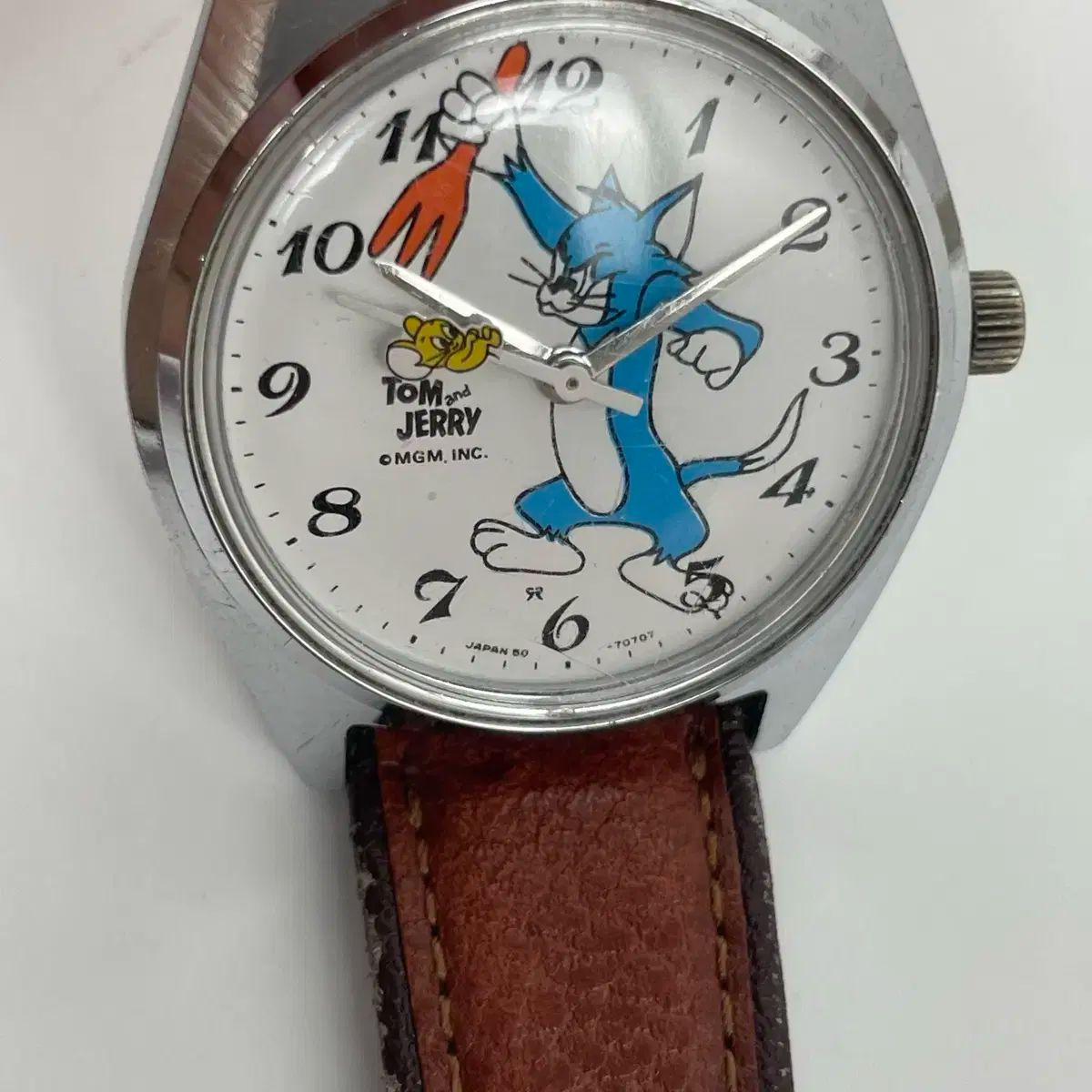 70’s 稀少美品 SEIKO トム&ジェリー 手巻 日本製 腕時計 稼働 セイコー トム&ジェリー TOM&JERRY 1970年代 手巻き | アン