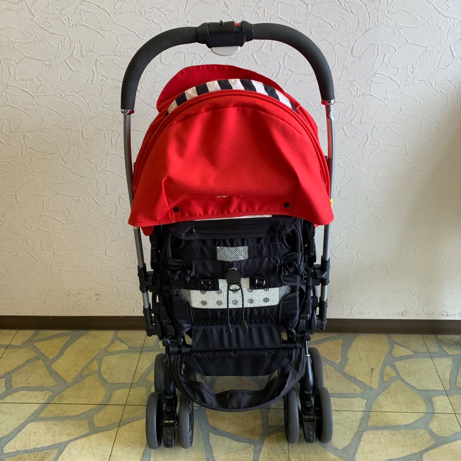 【美品】 Aprica アップリカ ベビーカー ラクーナビッテ A型 限定モデル ラクーナ ビッテ クッション 2020年アカチャンホンポ限定モデル