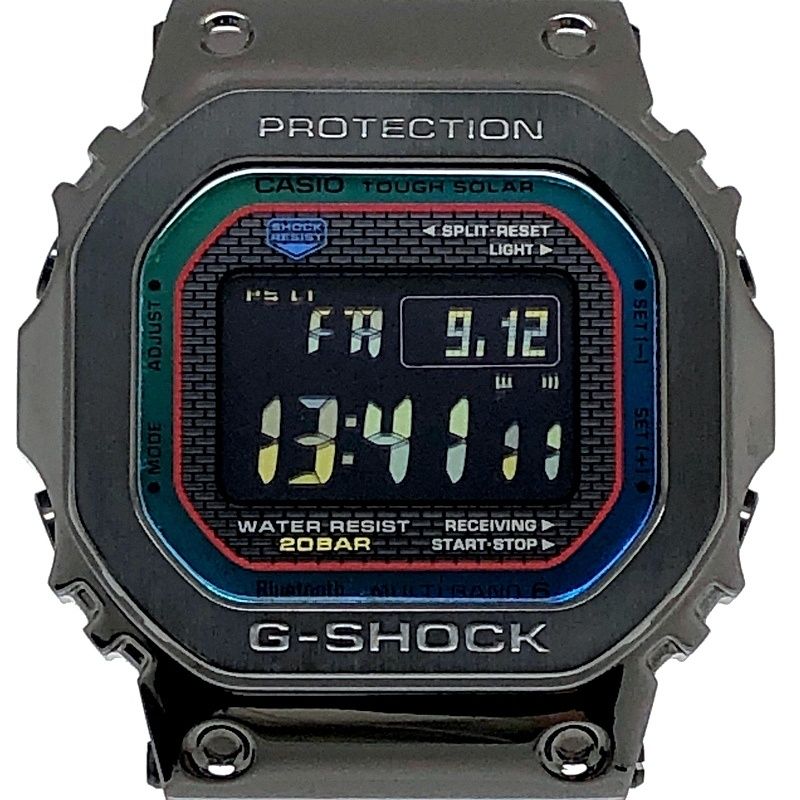 G-SHOCK ジーショック GMW-B5000BPC-1 フルメタル レインボーダイヤル 電波ソーラー Bluetooth ブラック 2021年1月発売