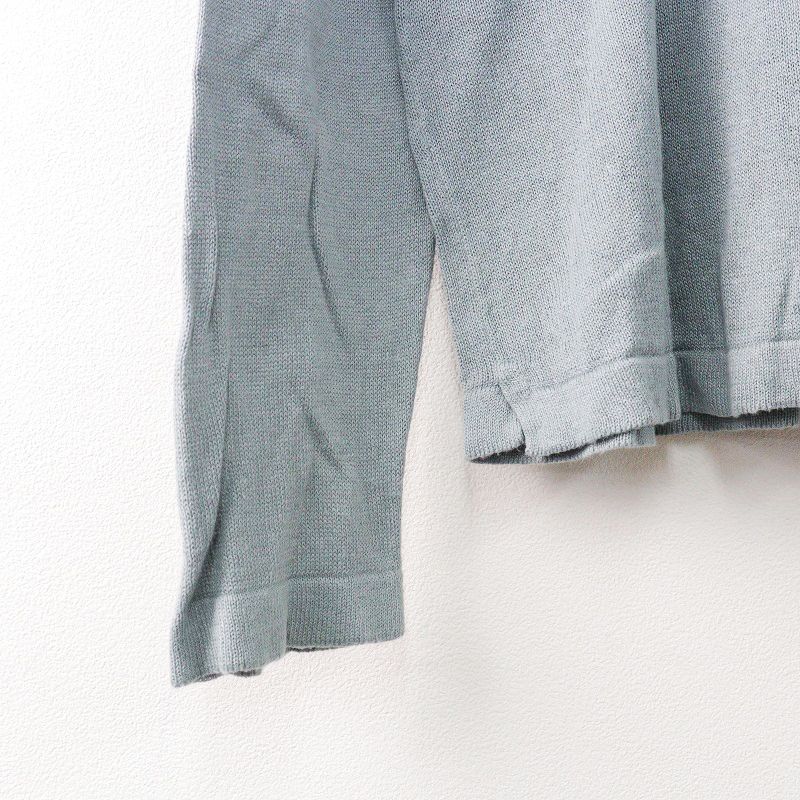 【美品】 マーガレットハウエル ニット カーディガン クルーネック リネン混 FINE LINEN COTTON KNITWEAR | MARGARET HOWELL（マーガレット