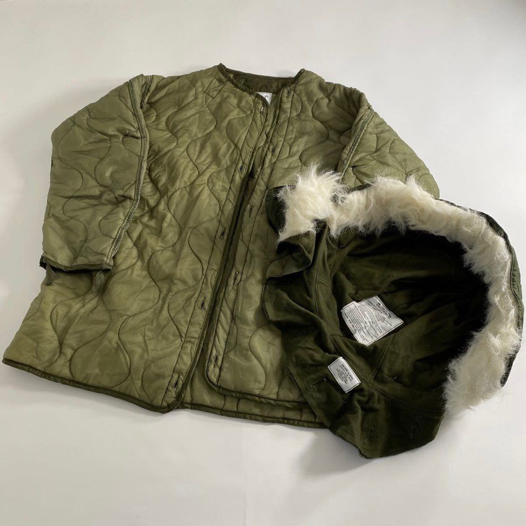 34k5③ 《デッドストック》 80s 米軍実物 M-65 M65 フィッシュ