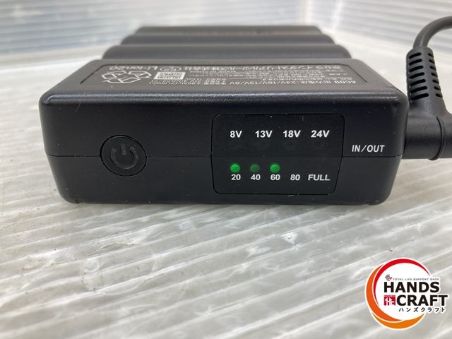 バートル AC09-24V 空調用バッテリー×2 アダプタ 中古品 【ハンズ