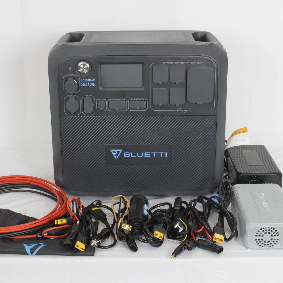 BLUETTI AC200MAX 数回使用 ポータブル電源 キャンピングカー