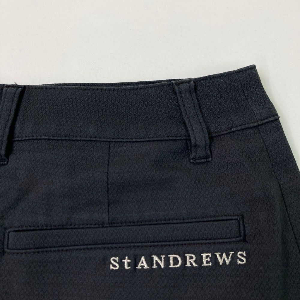 サイズ：S ST ANDREWS セントアンドリュース  ストレッチ プリーツスカート  ブラック系 [240101416075] ゴルフウェア レディース ストスト サイズ：S ST ANDREWS セントアンドリュース ストレッチ