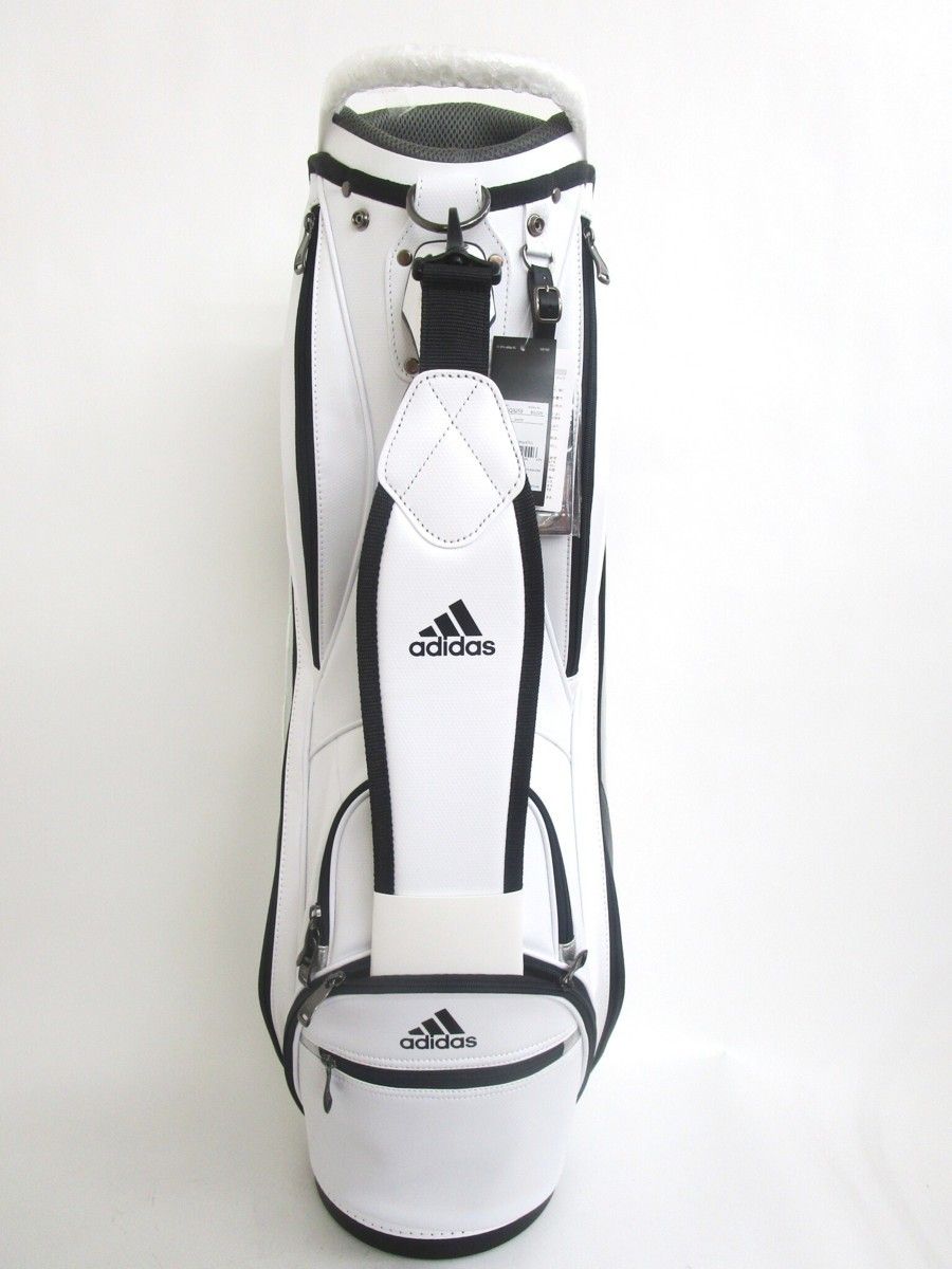 adidas(アディダス) ZGキャディバッグ TOUR CADDIE BAG ゴルフキャディーバッグ GQ9259 BG329 ホワイト 白 /004