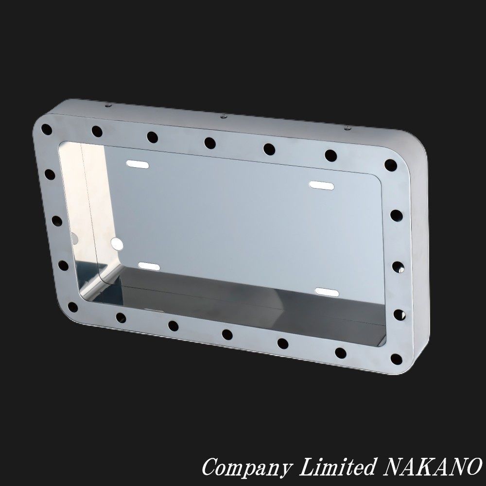 トラック用 パイロットランプ取付穴付き ナンバー枠 大型 角丸タイプ 501118 WWW_NOITHATQUANGTHANH_NET