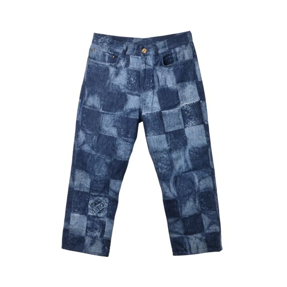 LOUIS VUITTON HLD03W ダミエ ソルト デニムパンツ