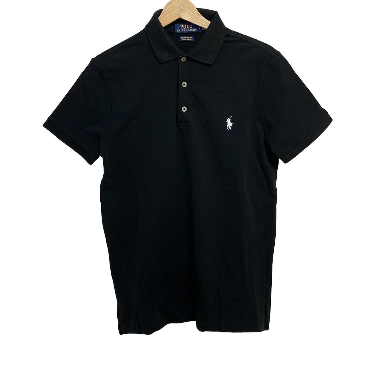 POLObyRalphLauren ポロラルフローレン 半袖ポロシャツ サイズS メンズ - 黒×白
