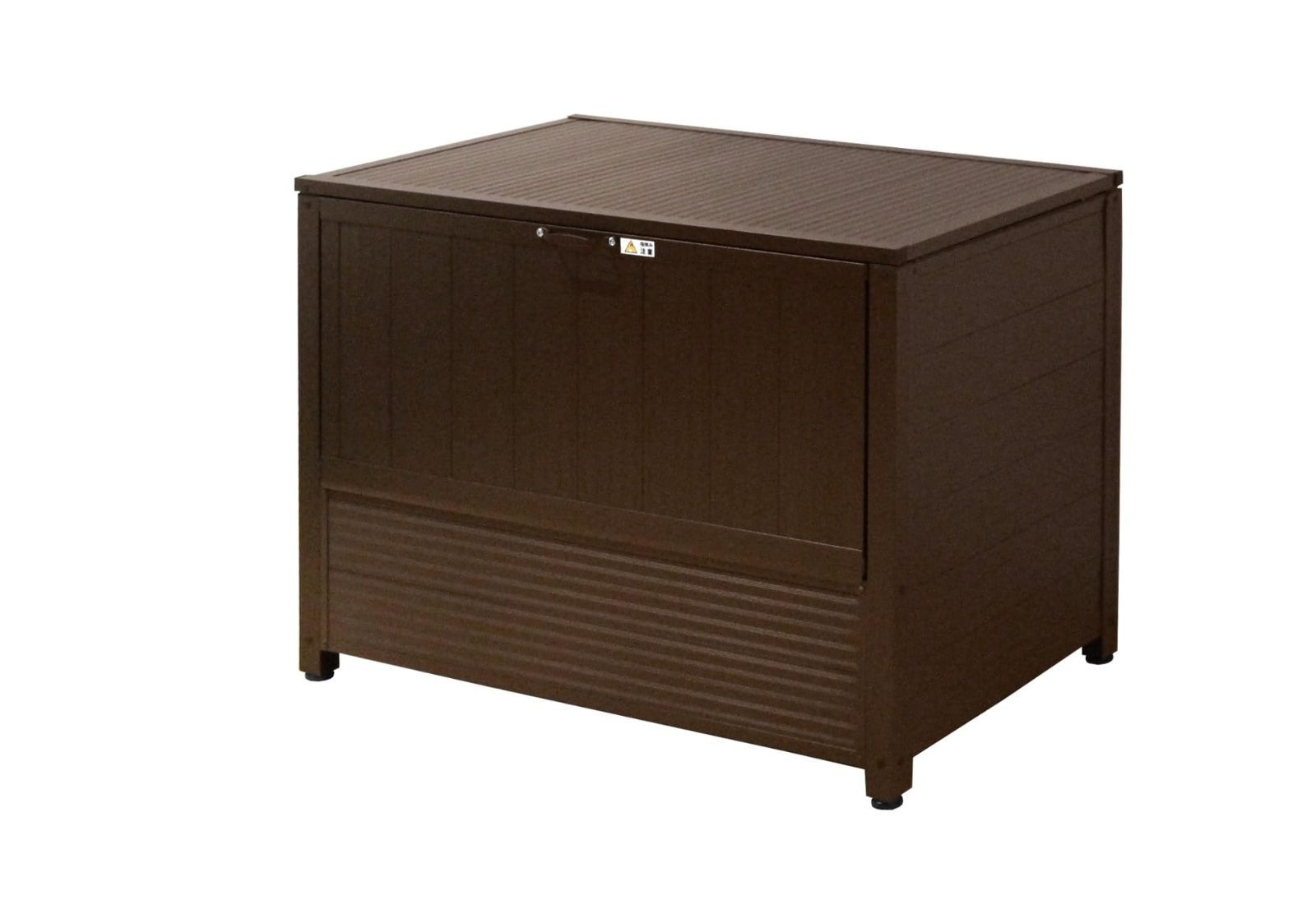 アルミダストボックス 屋外用 298L APET アペット 幅90㎝モデル 幅93×奥行61×高さ71.5cm 重量 13.08㎏ ブラウン 収納庫 ごみ箱 分別 ダストストッカー マルチボックス アルミ製