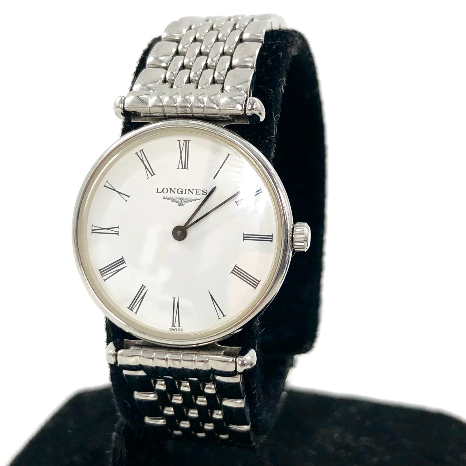 LONGINES ロンジン グランドクラシック L4.135.4 SS|QZ シルバー文字盤 レディース腕時計 稼動品 OE-996