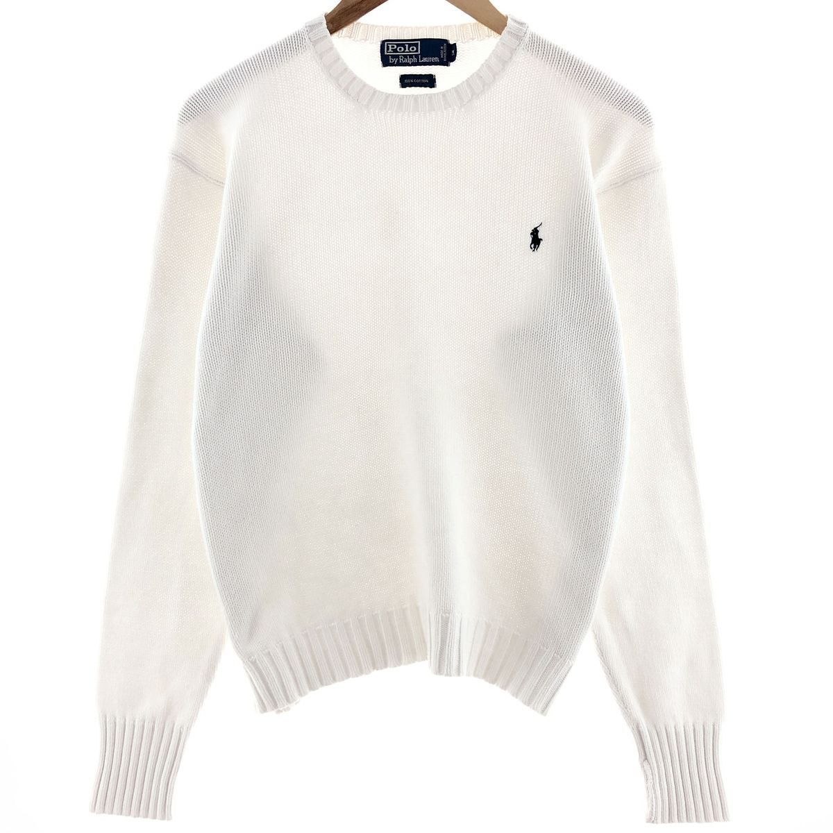 古着 ラルフローレン Ralph Lauren POLO by Ralph Lauren コットンニットセーター メンズM/eaa390500