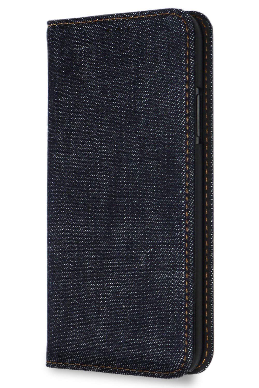 【数量限定】NeedNetwork iPhone 11 用 ケース 岡山デニム 手帳型 アイフォン 用 耐衝撃 カードホルダー スタンド マグネット式 カバー セルヴィッチデニム ストラップホール スリム 薄型