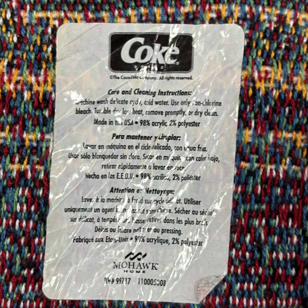 vintageラグ カーペット USA製 コカ・コーラ アート 1663 vintageラグ カーペット USA製 コカ・コーラ アート 1663 - メルカリ
