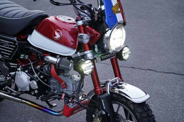 モンキー125 PIAAドライビングランプ