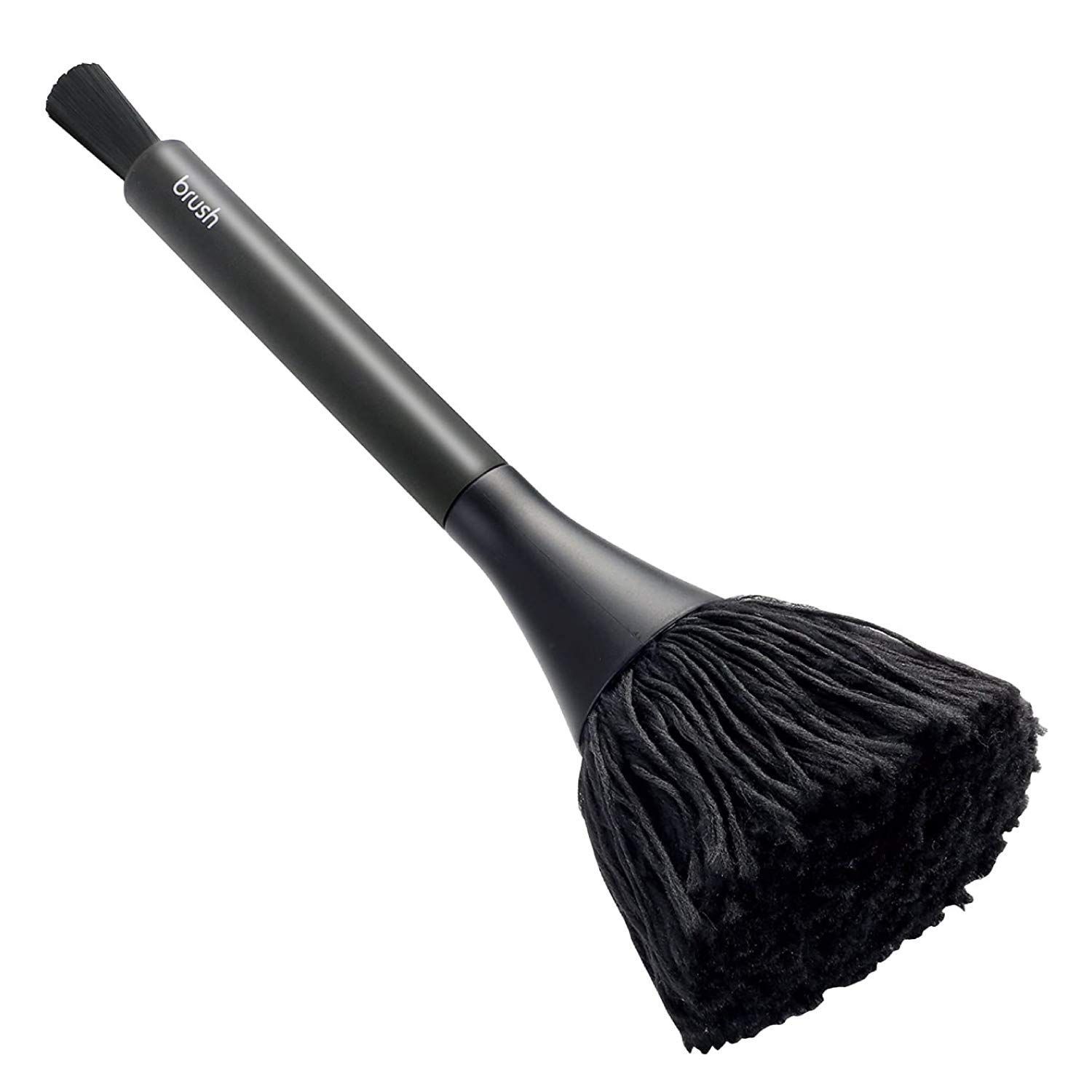 新着商品 KBR-AM013AS ブラック ほこりとり ウォッシャブル すきま用ブラシ付き 2WAY 毛質 回転タイプ 帯電防止繊維 除電ブラシ ブラシ クリーナー エレコム