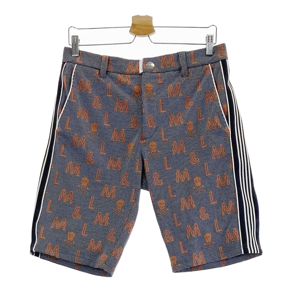 サイズ：48 MARK&LONA マークアンドロナ ハーフパンツ ロゴ総柄