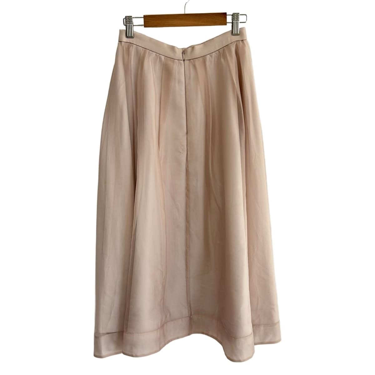 CELFORD セルフォード ロングスカート サイズ36 S レディース - ピンクベージュ マキシ丈 シースルー