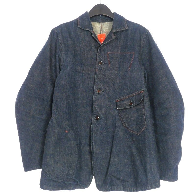 カトー KATO` 3D DENIM JACKET デニムジャケット Gジャン L インディゴ 004