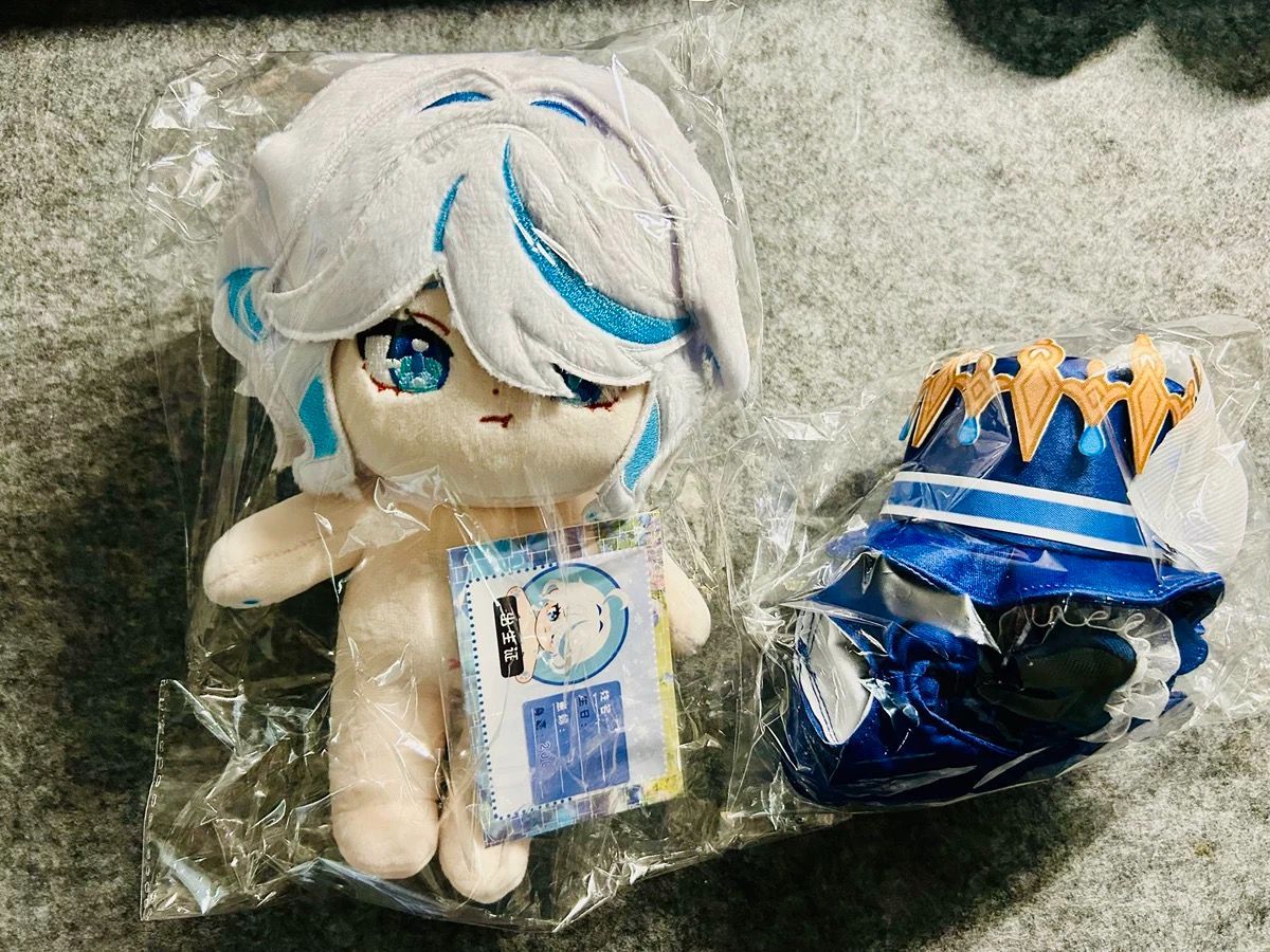 原神 フリーナ ぬいぐるみ 20cm 本体+衣装+出生証 3点セット 原神 フリーナ ぬいぐるみ 20cm 本体+衣装+出生証 3点セット