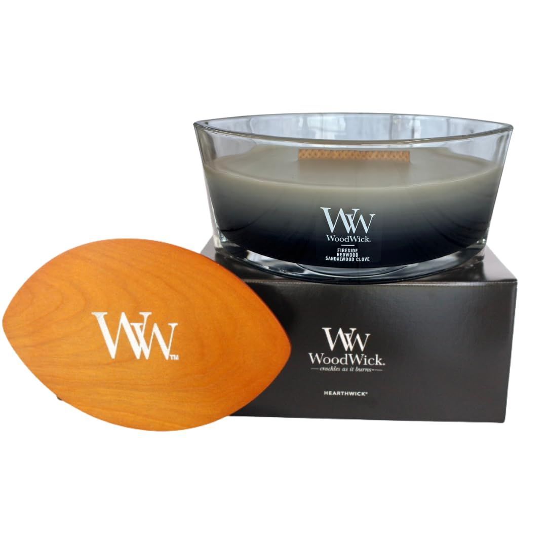 ScentName ウォームウッズ WoodWick ウッドウィック トリロジーハースウィック 1つで3つの香りを楽しむ キャンドル 焚き火の音がするキャンドル ギフト 女性 プレゼント 香り アロマ ウォームウッズ