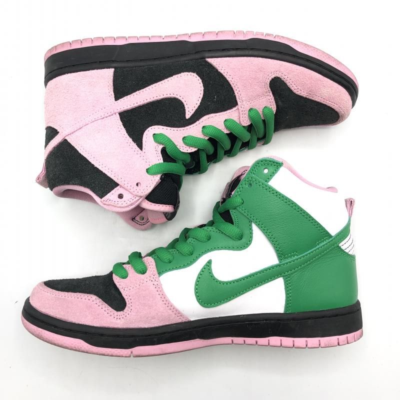 NIKE SB Dunk High グリーン/ピンク NIKE SB Dunk High グリーン/ピンク