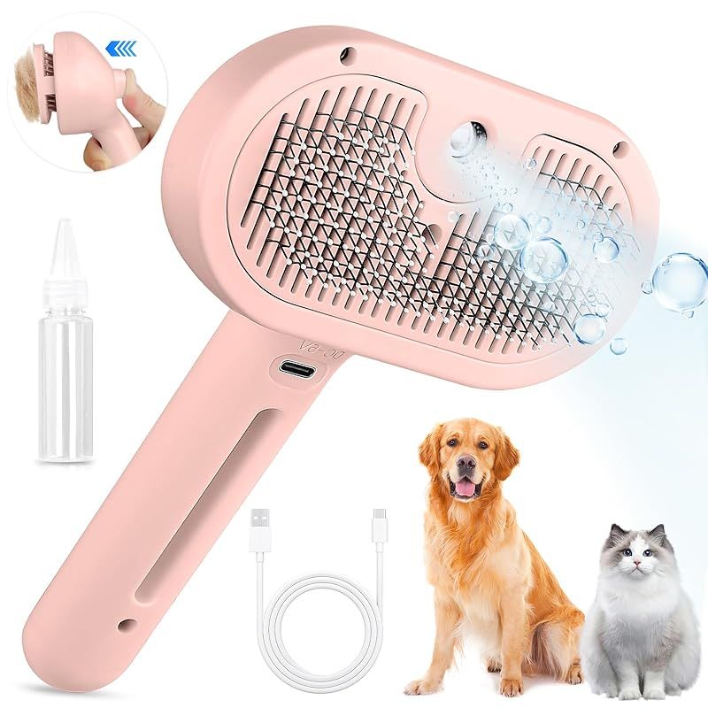 ペット用ブラシ【ワンプッシュ式】犬用ブラシ 猫ブラシ 抜け毛 ペット用ブラシ【ワンプッシュ式】犬用ブラシ 猫ブラシ 抜け毛
