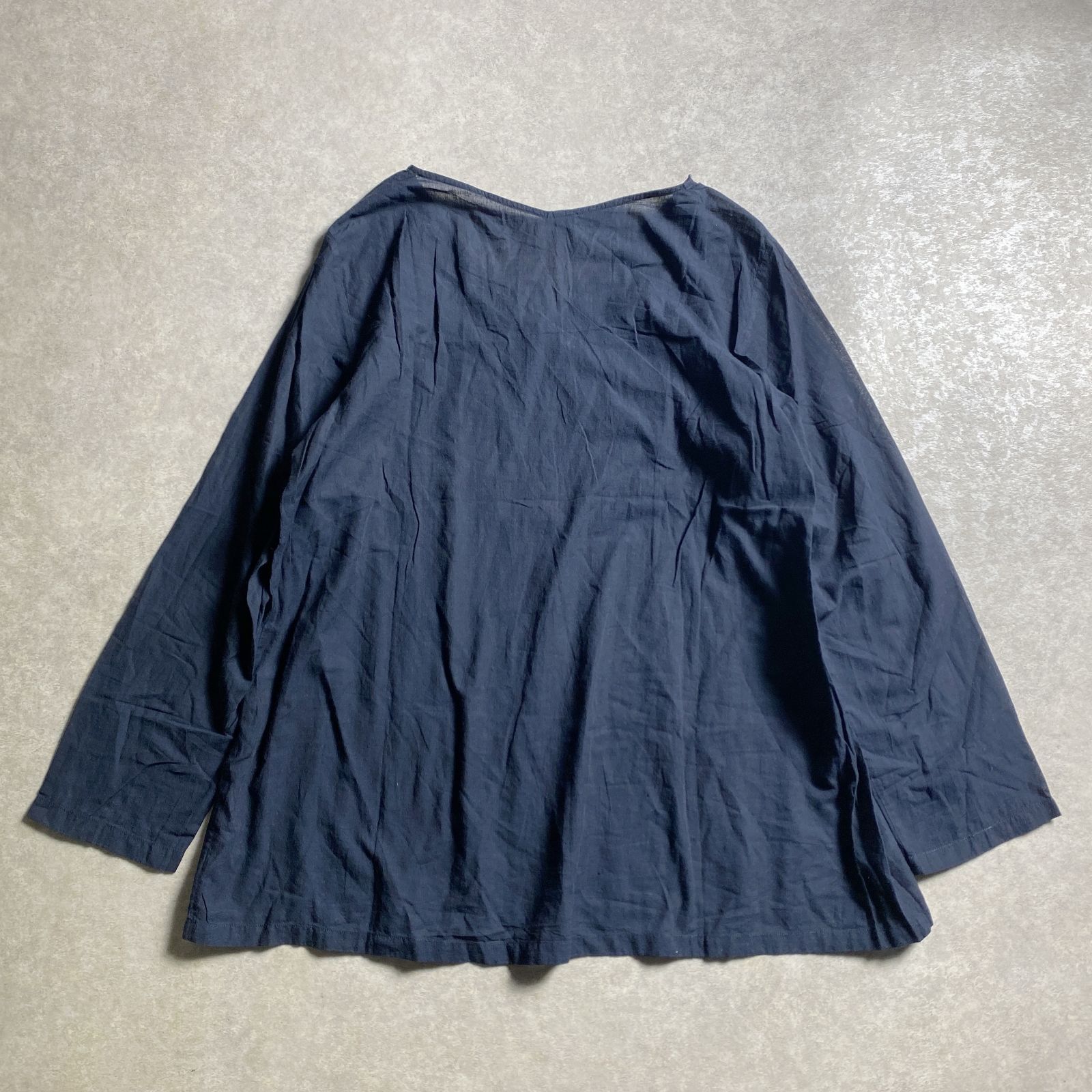 45R フォーティーファイブ アール コットン ストライプ シャツ ボタン 45R（フォーティファイブアール） *コットンカットソーTシャツ*3