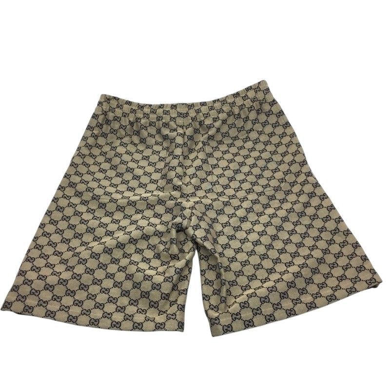 GUCCI グッチ 特上品 GGリネンブレンド キャンバス パンツ 742781 ベージュ ブルー サイズ46 ズボン メンズ 品| -A 質屋 かんてい局那覇店 ｎ3104153927300001