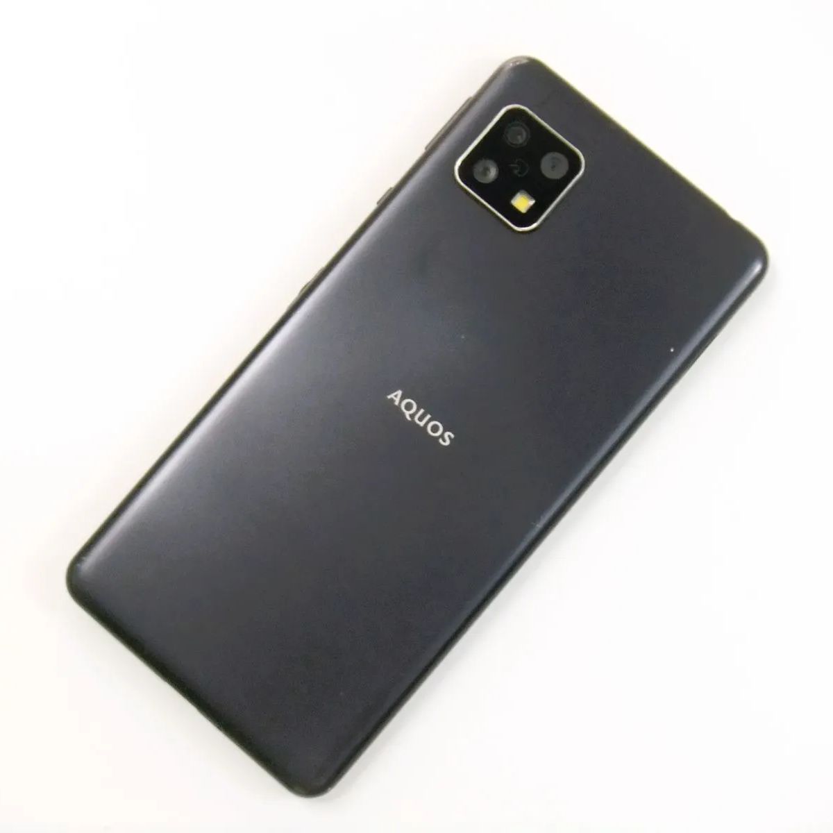 【中古】 AQUOS sense5G A004SH ブラック SoftBank SIMロック解除済