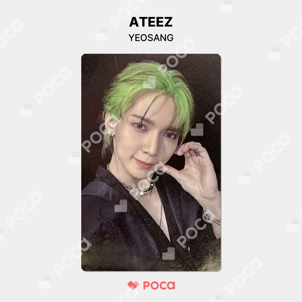 ateez ヨサン　サン　トレカ　クロマーキーリング ATEEZ ヨサン トレカ ATEEZ X ANITEEZ ADVENTURE POP-UP STORE