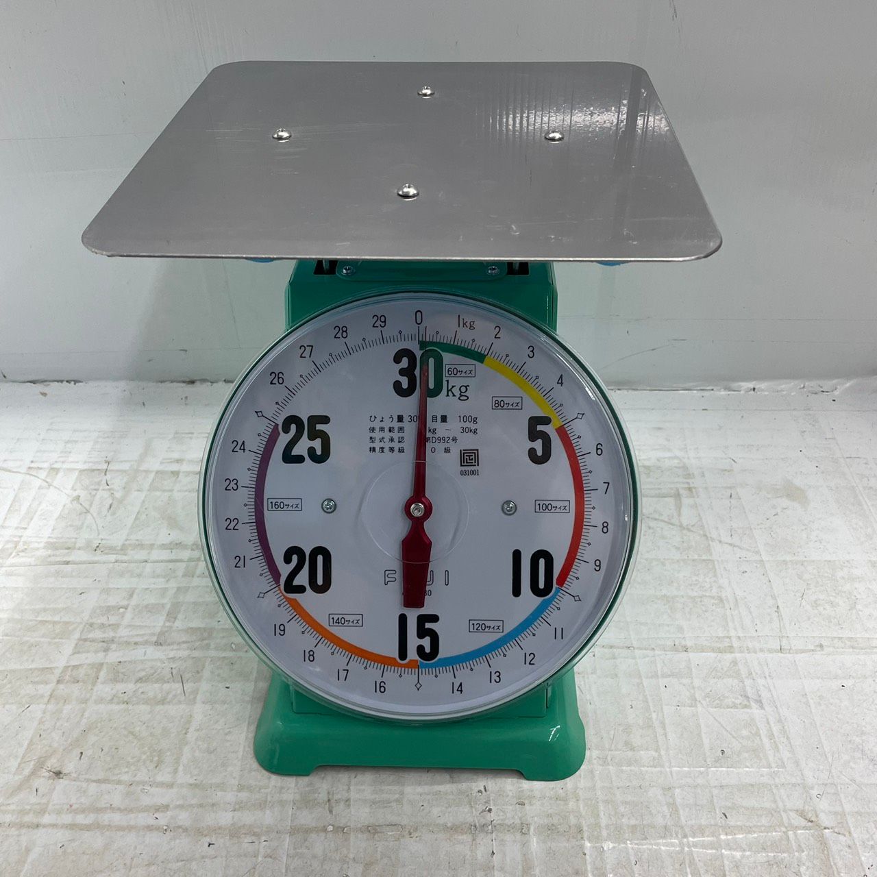 h9284 大和製衡Yamato AK-30 特大型上皿 はかり 30Kg