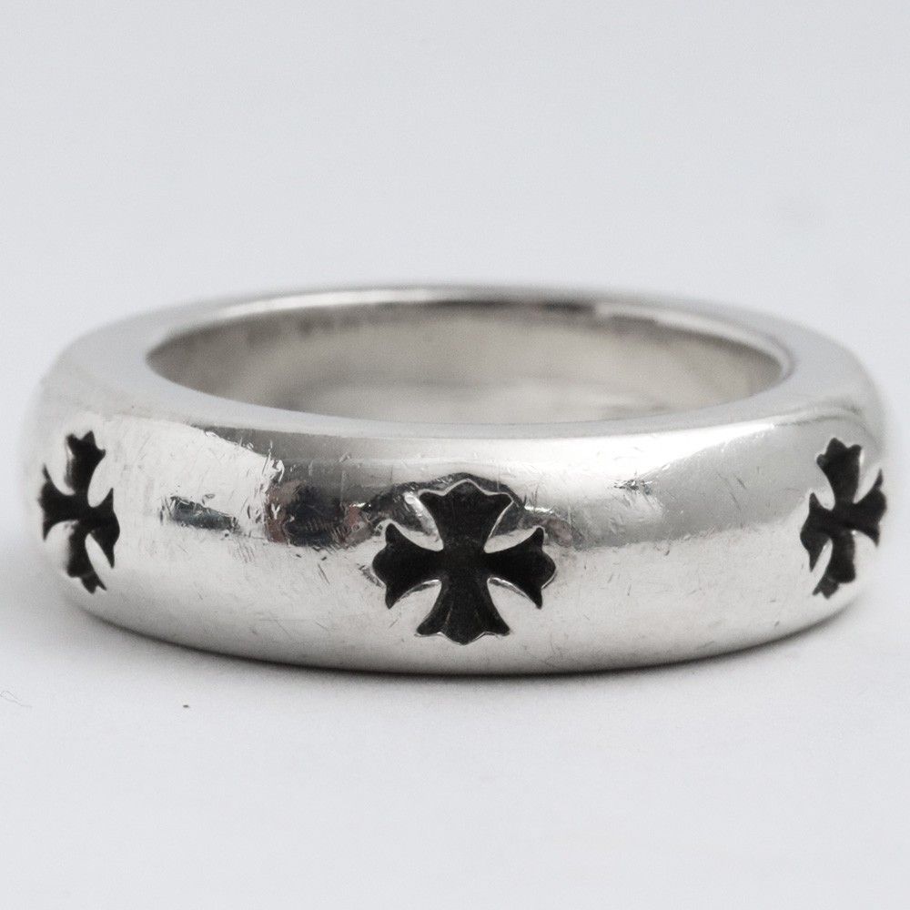 4号 CHROME HEARTS ネガティブCHプラスリング シルバー - メルカリ