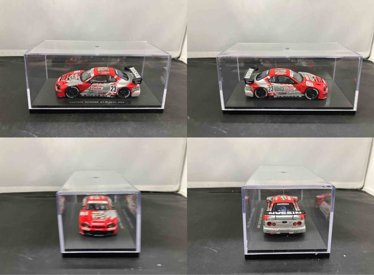EBBRO 1/43 JGTC 2002 スカイライン カストロール ピットワーク
