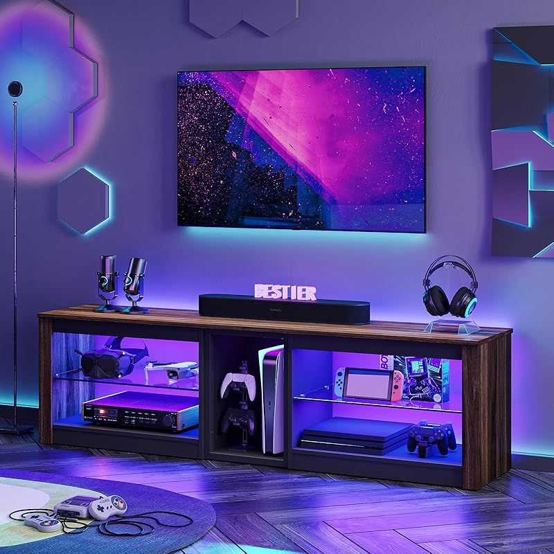 Bestier テレビ台 テレビボード PS5ゲーム機収納対応 幅160cm