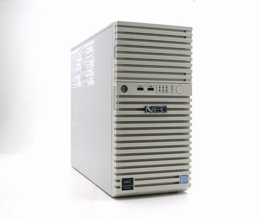NEC Express5800/GT110i Xeon E3-1220 v6 3GHz 16GB 500GBx2台(SATA3.5インチ/RAID1構成) NEC Express5800 3.1GHz 24GB 2TB 2016 NEC Express5800⁄GT110i PC
