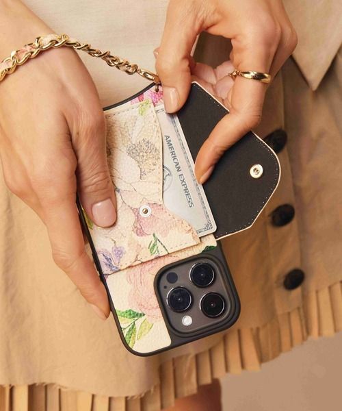 スマホケース BANDOLIER LILY SET CECI FLORAL IVORY iphone16 シリーズケース USTAUSTRALIA_COM_AU