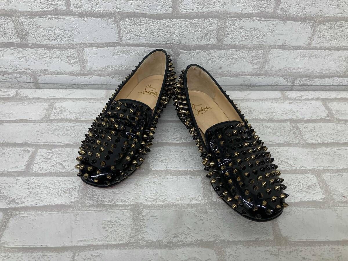 Christian Louboutin ROLLERBOY SPIKES FLAT NAPPA クリスチャン 
