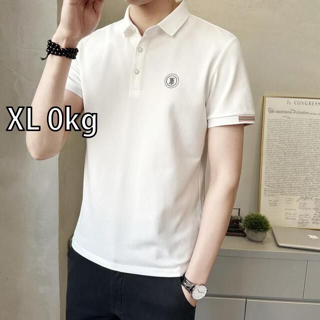 [XL 0kg]メンズ ファッション 服 男性用 オシャレ シンプル 大人 かっこいい 大きいサイズ ストリート 紳士服 ポロシャツ 半袖 夏 T シャツ アメカジ カジュアル 半袖