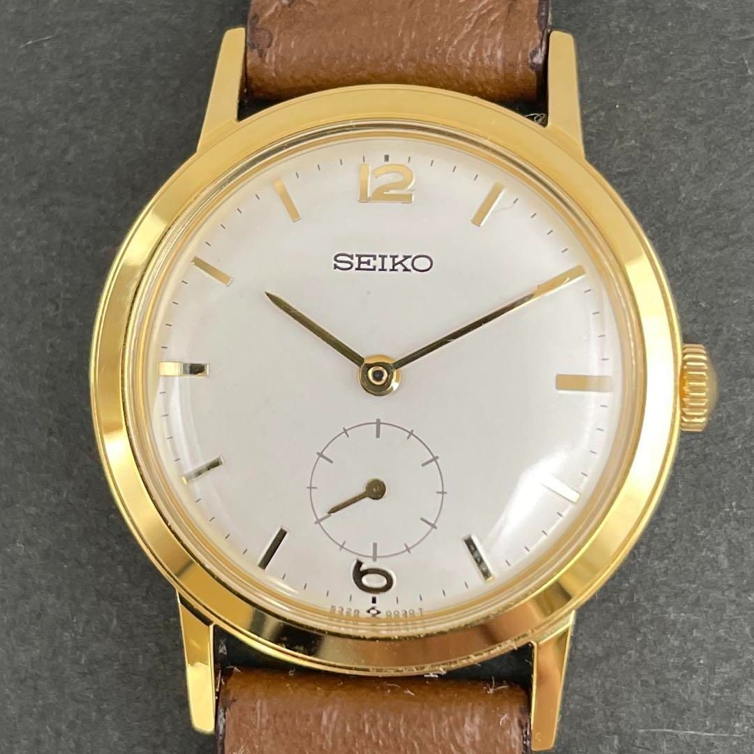 SEIKO 5328-0030 スモセコ 手巻き レディース ゴールドケース