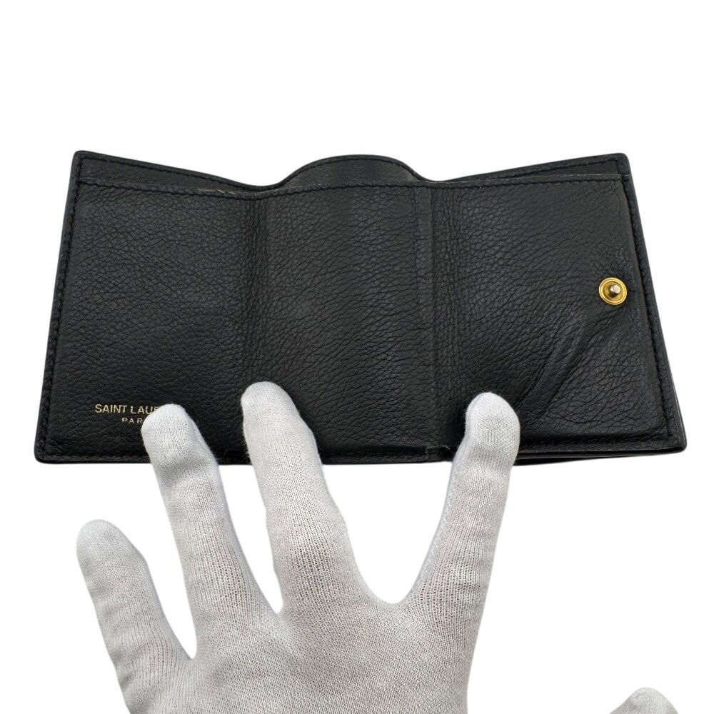 SAINT LAURENT PARISサンローランパリ TGN637420 YSLロゴ コンパクト