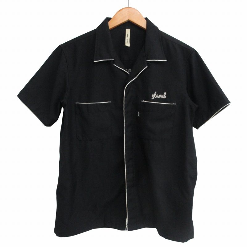 glamb　ボウリングシャツ glamb シャツ Layered Bowling SH / レイヤードボウリングシャツ