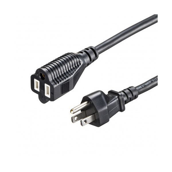 まとめ サンワサプライ電源延長コード 3P ブラック 3m TAP-EX353-3BK 1本 ×3セット